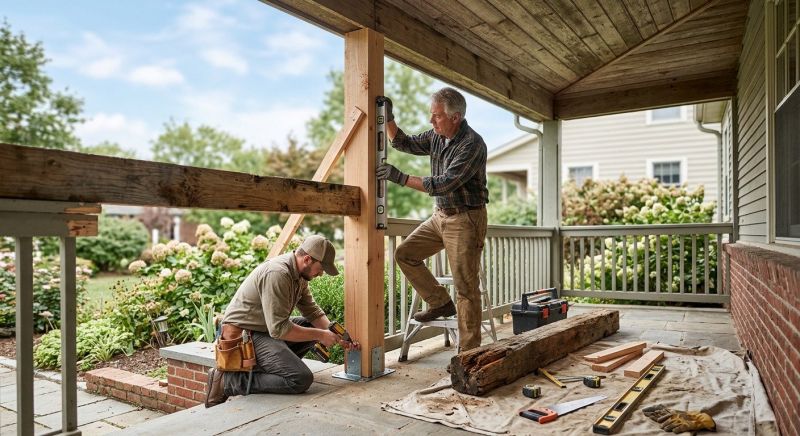Custom Wood Deck Features