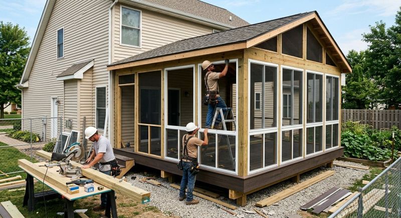 Custom Wood Deck Features