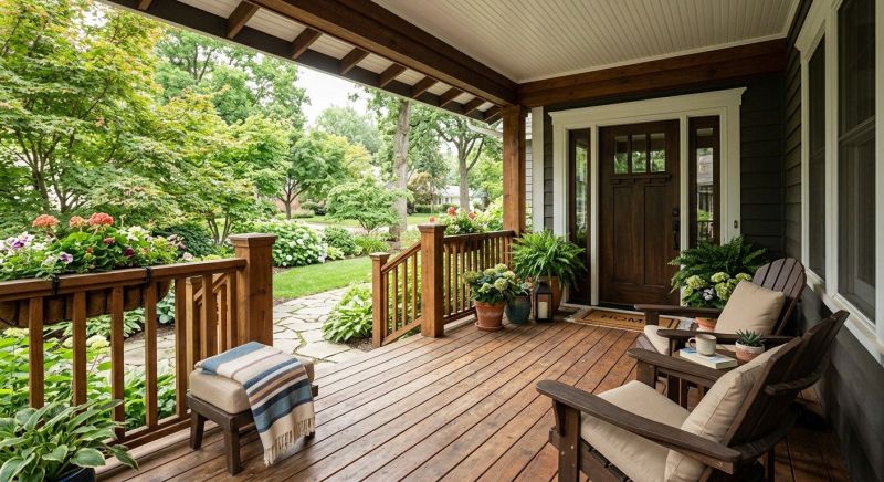 Wood Porch Installation