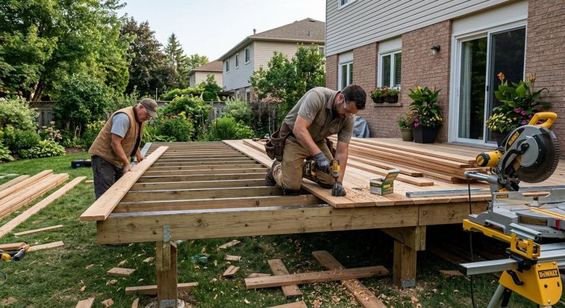 Backyard Wood Deck Design Ideas
