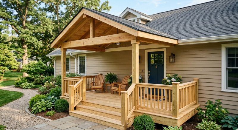 Wood Porch Installation
